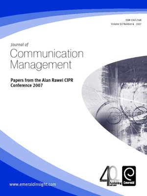 cover image of Journal of Communication Management, Volume 11, Issue 4